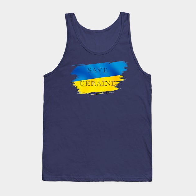 Stand with Ukraine Tank Top by Happy Art Designs